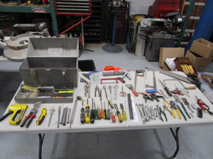 lot 83 image: Misc. Tools & Tool Box