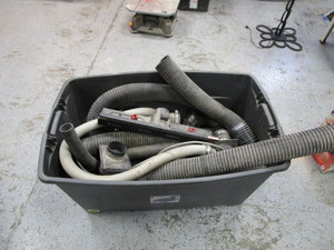 lot 97 image: Tote of Dust Collector Hoses