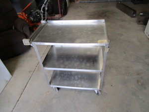 lot 52 image: SS Cart 18x30x33