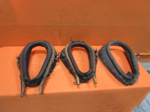 lot 130 image: Vintage Horse Collars & Hames