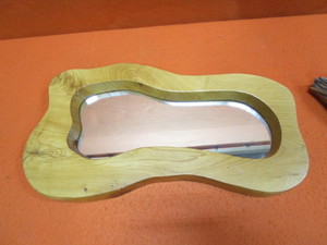 lot 157 image: Mirror & Driftwood Carvings