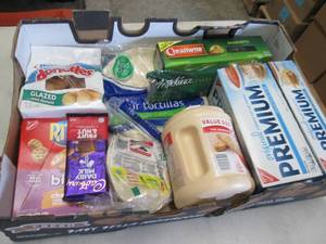 Flat of Assorted Food Items...