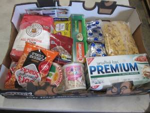 Flat of Assorted Food Items...
