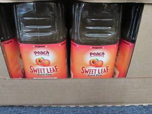 8-64 0z Bottles Sweet Leaf Peach Ic...
