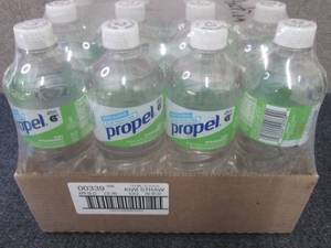 12- 24 oz Bottles Propel Kiwi Straw...