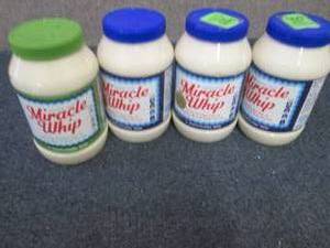 3- 30 oz Jars Miracle Whip Best Dat...