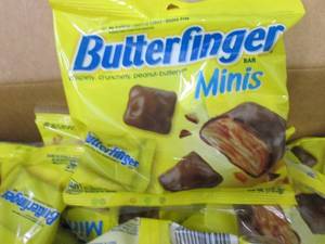 12- 2.8 oz Bags Butterfinger Minis...