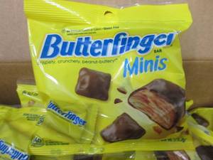 12- 2.8 oz Bags Butterfinger Minis...