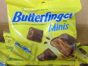 12- 2.8 oz Bags Butterfinger Minis...