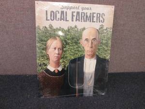 Metal  Local Farmers Sign 16x12.5 i...