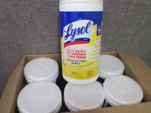 LYSOL Disinfecting Wipes Canister,...