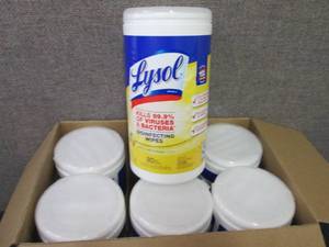 LYSOL Disinfecting Wipes Canister,...