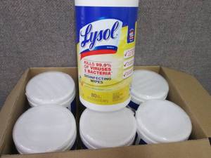 LYSOL Disinfecting Wipes Canister,...