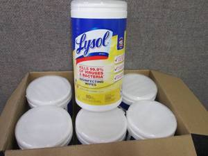 LYSOL Disinfecting Wipes Canister,...