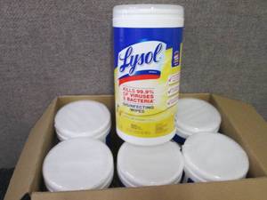 LYSOL Disinfecting Wipes Canister,...