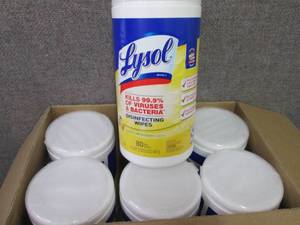 LYSOL Disinfecting Wipes Canister,...