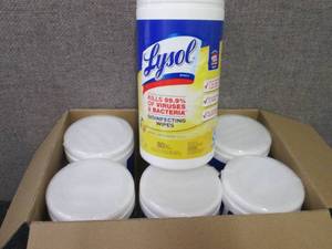 LYSOL Disinfecting Wipes Canister,...
