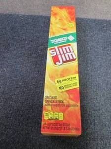 Box of 24- 0.97 oz Slim Jims Tabasc...