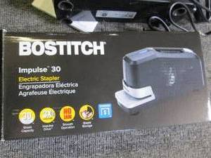 lot 23 image: bostitch impulse 30 electric staple...
