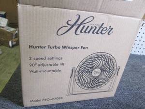 lot 24 image: hunter turbo whisper fan tested and...