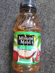lot 25 image: case of 20 minute maid apple juice ...