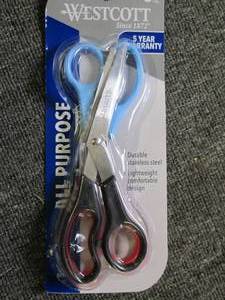 lot 26 image: 3 wescott all purpose scissors ...