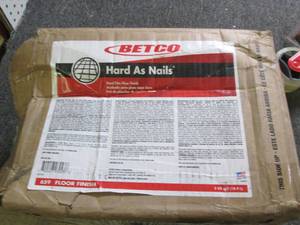 lot 27 image: 5 gallons of betco hard as nails fl...