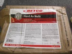 lot 28 image: 5 gallons of betco hard as nails fl...