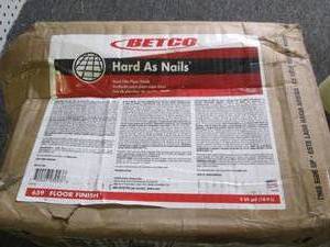 lot 33 image: 5 gallons of betco hard as nails fl...