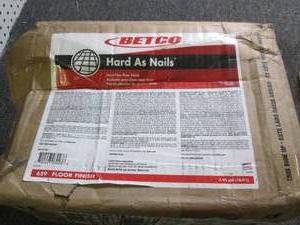 lot 34 image: 5 gallons of betco hard as nails fl...