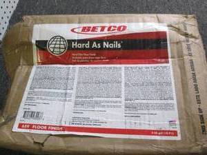 lot 36 image: 5 gallons of betco hard as nails fl...