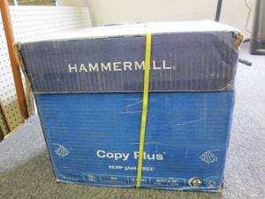 lot 43 image: case of hammermill 8.5 x 11 copy pa...