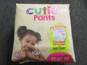 lot 56 image: package of cutie training pants 2t-...