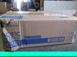 lot 57 image: case of pacific blue recycled paper...
