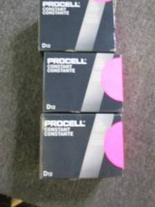 lot 66 image: 3 packages of procell D12 batteries...