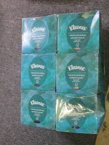 lot 69 image: package of 9 boxes of kleenex...
