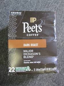 lot 73 image: package of 22 peets coffee dark ro...