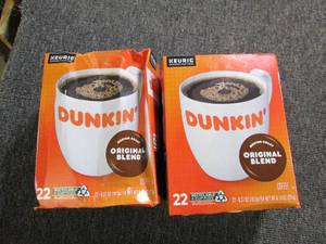 lot 74 image: 2 packages of dunkin medium roast o...
