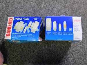 lot 78 image: 2 boxes of bandaids...