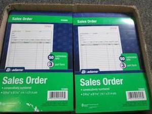 lot 87 image: 8 sales order books ...