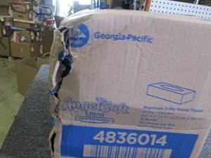 lot 90 image: case of angel soft ultra 2-ply faci...
