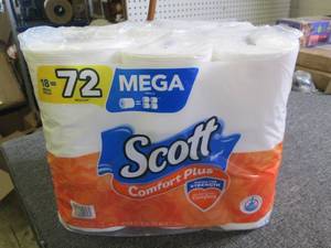 lot 95 image: package of 72 mega rolls of scott t...
