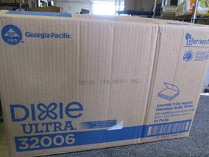 lot 106 image: case of dixie ultra interfold 2-ply...