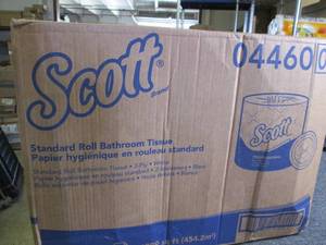 lot 119 image: case of 80 scott toilet paper ...