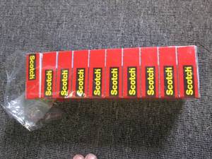 lot 141 image: 10 boxes of scotch transparent tape...