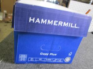 lot 156 image: case of hammermill copy plus 8.5 x ...