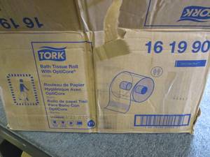 lot 158 image: case of torx toilet paper 36 rolls ...
