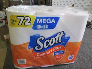 lot 160 image: package of scott 1872 mega rolls o...