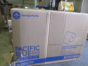 lot 163 image: case of pacific blue standard roll ...