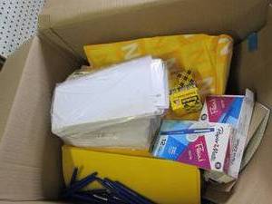 lot 181 image: box of paper and more ...